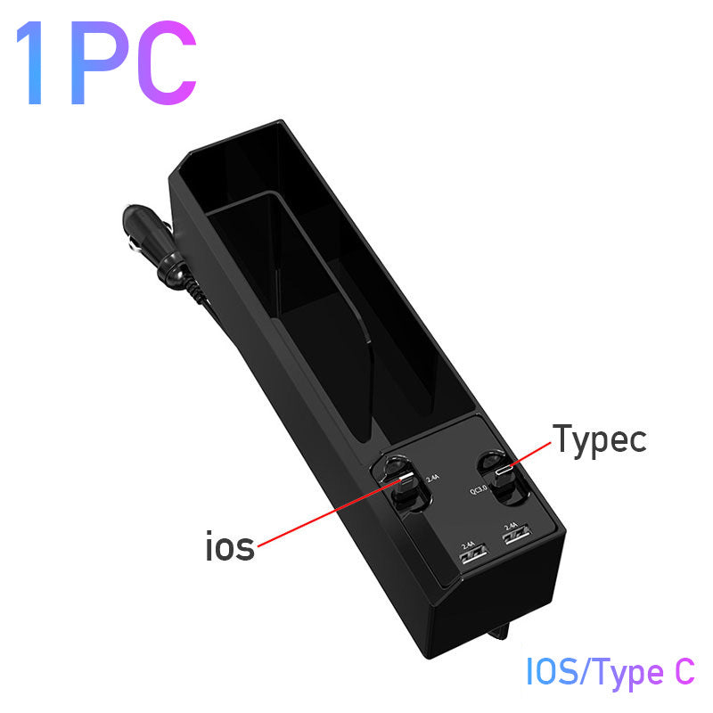 Car Seat Gap Organizer with Charger