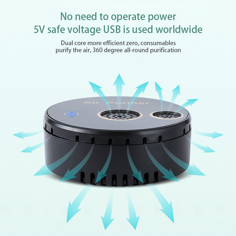 Portable Solar Electric Air Purifier
