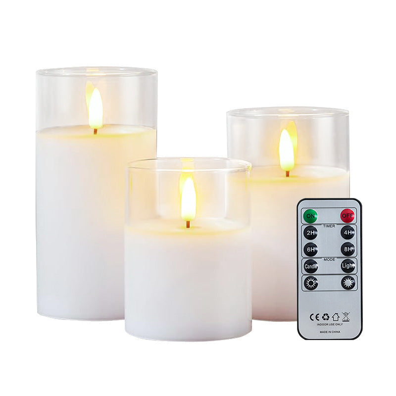 3D Bullet Flame Remote Control Candle