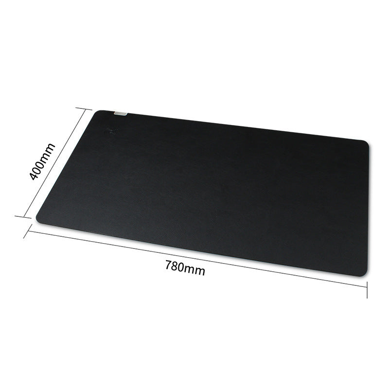Wireless Charging Leather Desk Mat