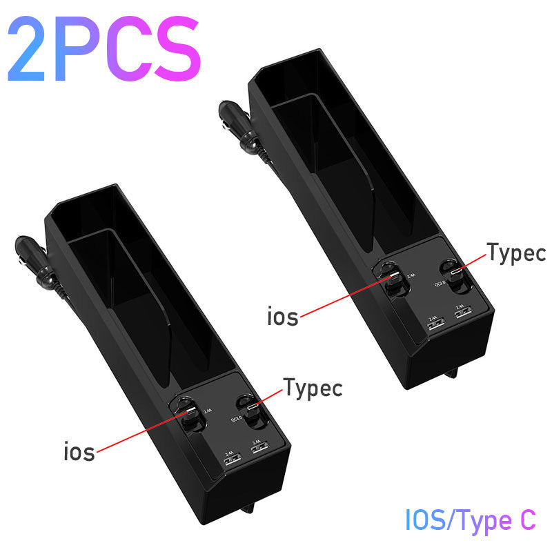 Car Seat Gap Organizer with Charger
