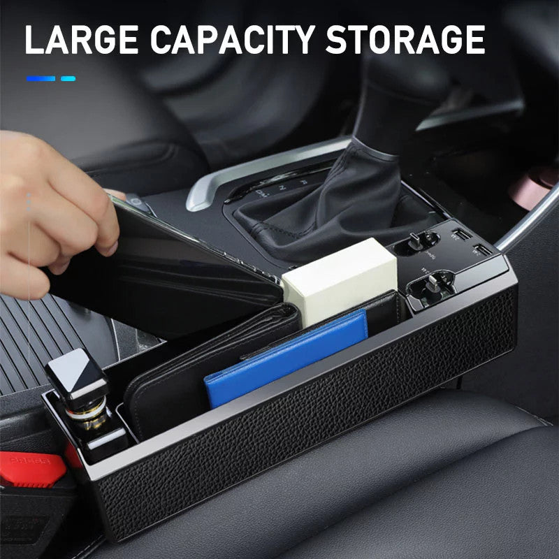 Car Seat Gap Organizer with Charger