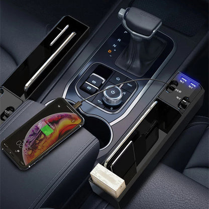 Car Seat Gap Organizer with Charger