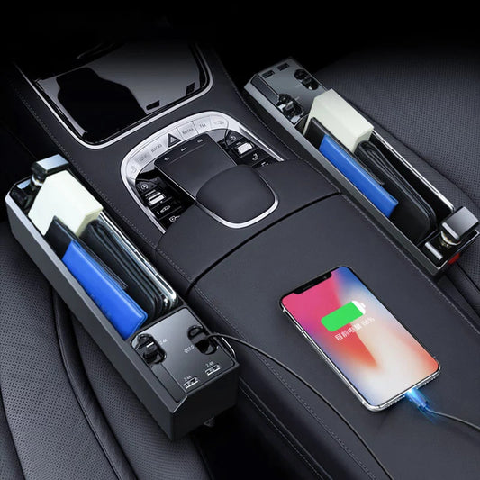 Car Seat Gap Organizer with Charger