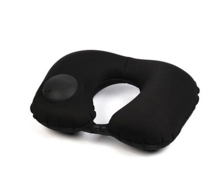 Portable U-Shape Inflatable Travel Pillow